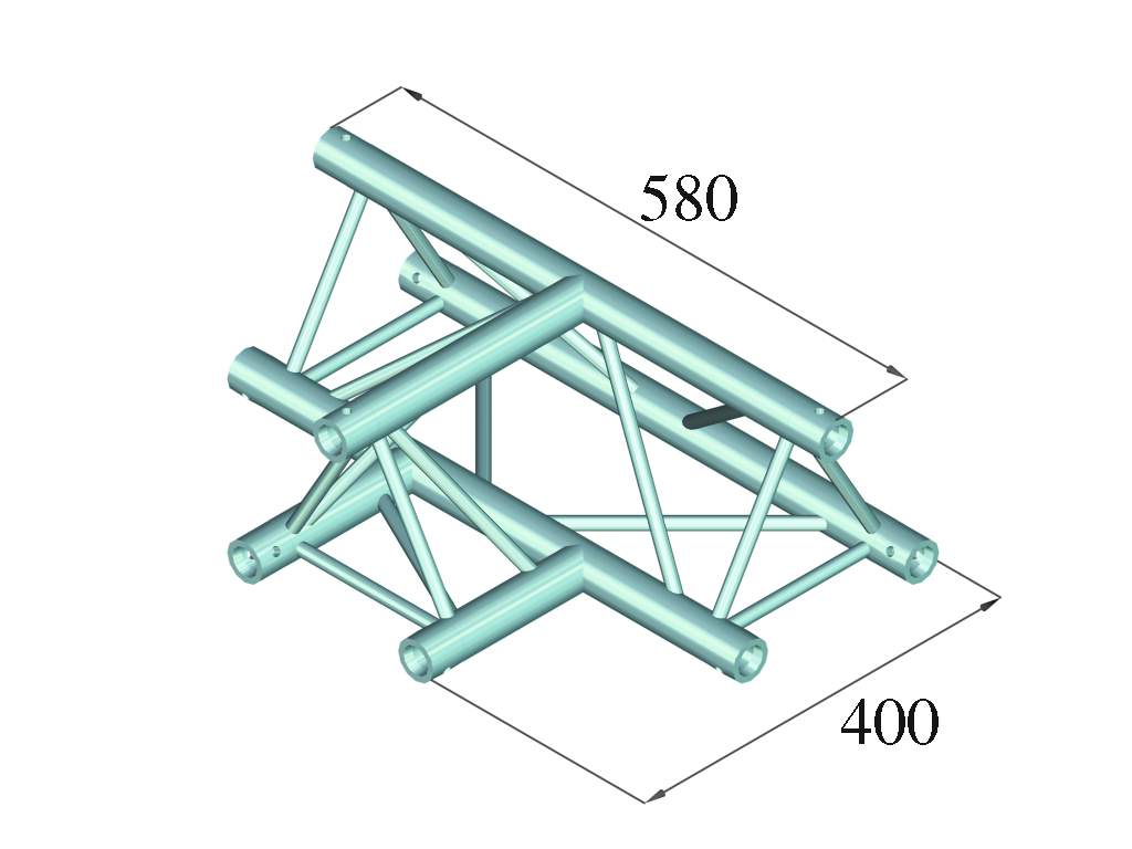 ALUTRUSS DECOLOCK DQ3-SPAT36 3-Weg T-Stck 90- sw unter ALUTRUSS