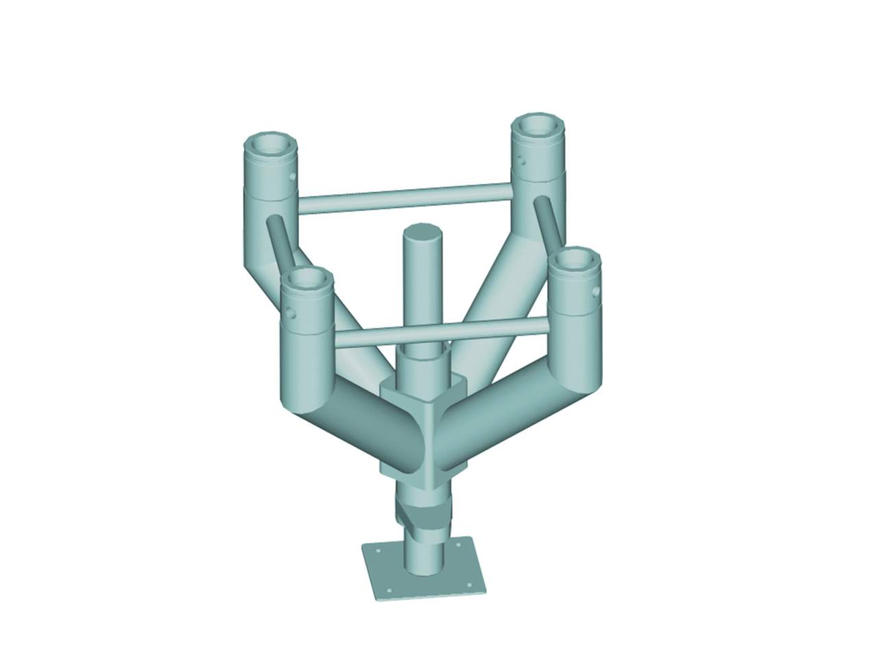 ALUTRUSS QUADLOCK QL-ET Nivellier-Fussgestell QQNF-300