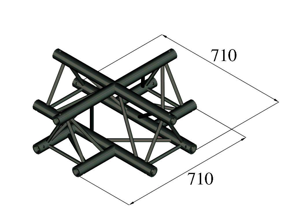ALUTRUSS TRILOCK S-PAC-41 4-Weg-Kreuzstck