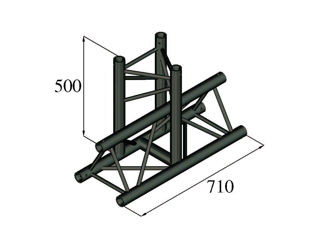 ALUTRUSS TRILOCK S-PAT-35 3-Weg-T-Stck