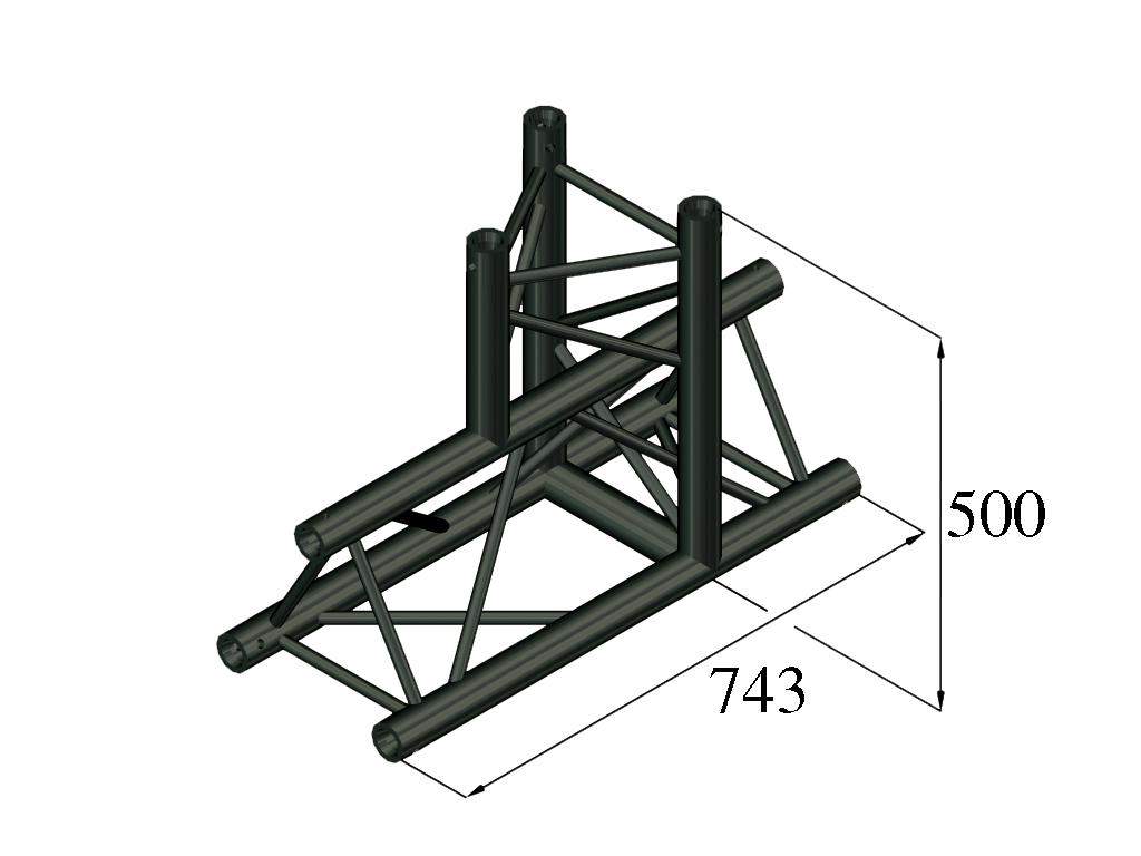 ALUTRUSS TRILOCK S-PAT-37 3-Weg-T-Stck