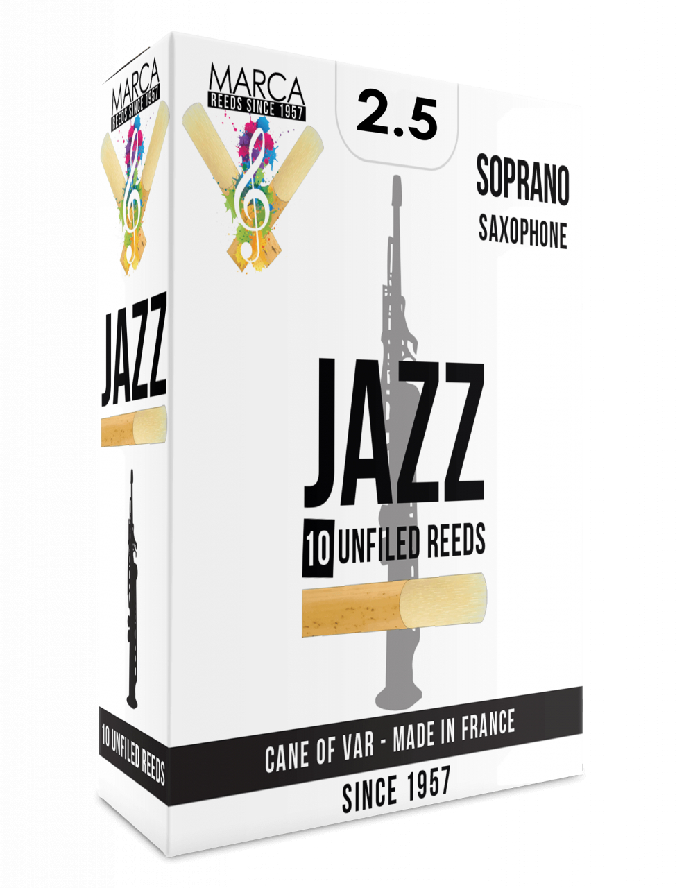B-Sopran-Saxophon-Blatt Marca Jazz Unfiled 2-5