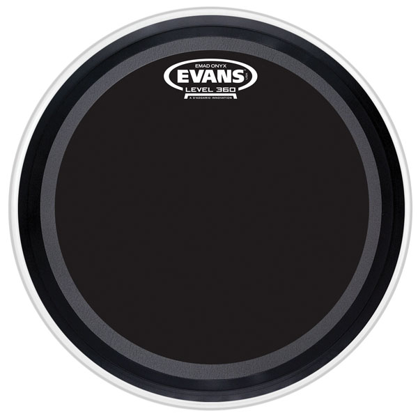 Bass Drum Fell Evans EMAD Onyx 20 unter Evans