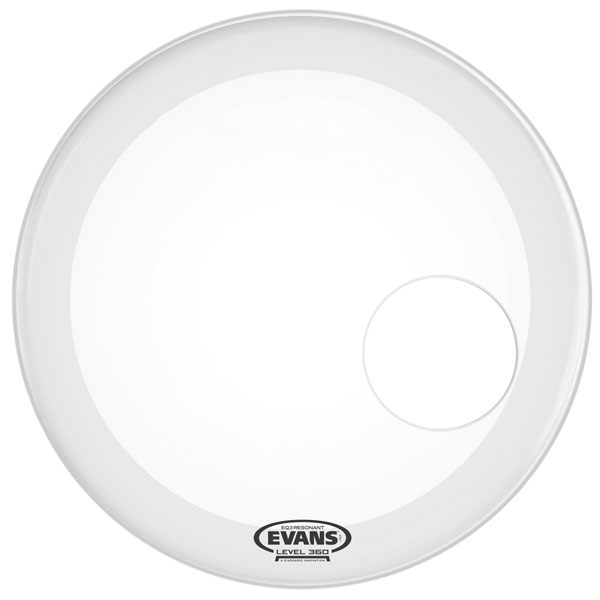 Bass Drum Resonanzfell Evans EQ3 18 Smooth White