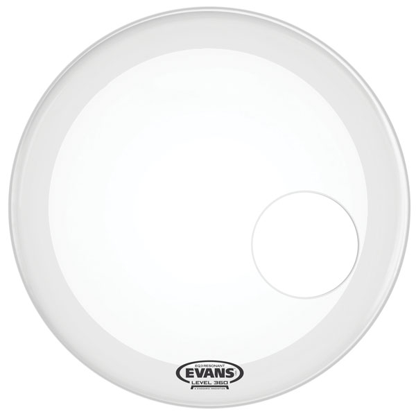 Bass Drum Resonanzfell Evans EQ3 20 Coated White