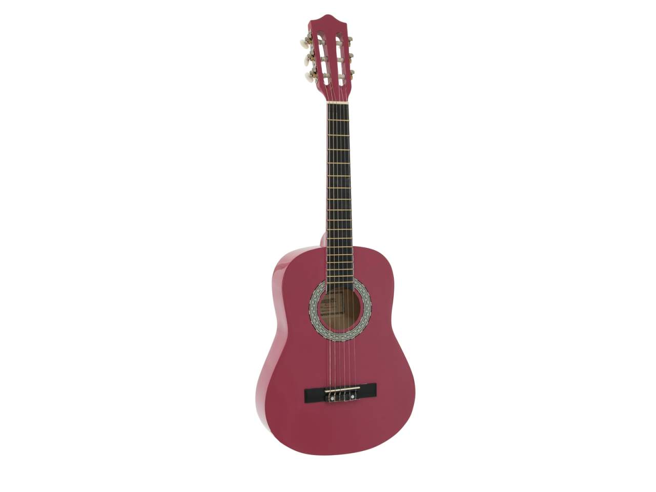 DIMAVERY AC-303 Klassikgitarre 1-2- pink