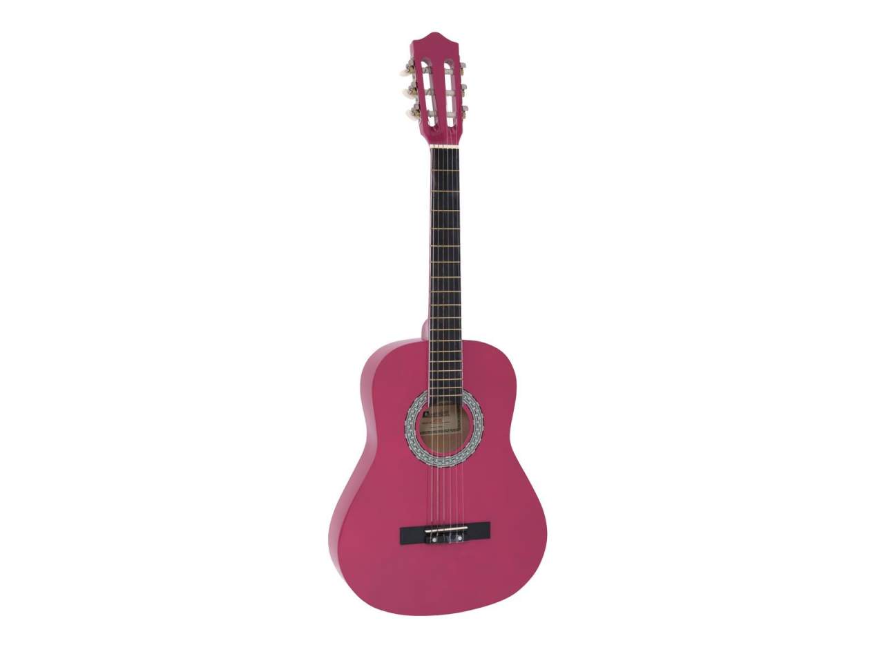 DIMAVERY AC-303 Klassikgitarre 3-4- pink