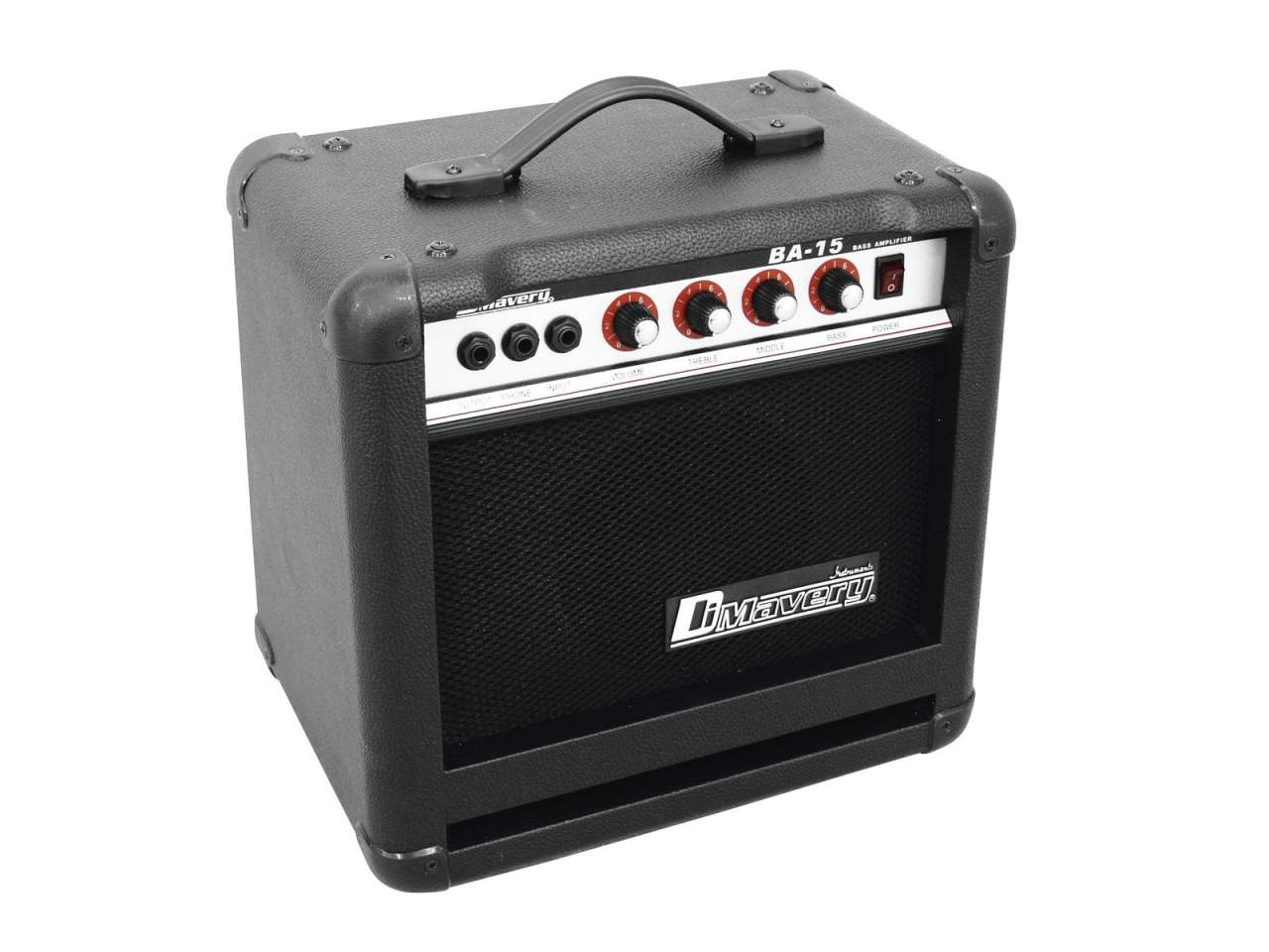 DIMAVERY BA-15 Bass-Verstrker 15W sw