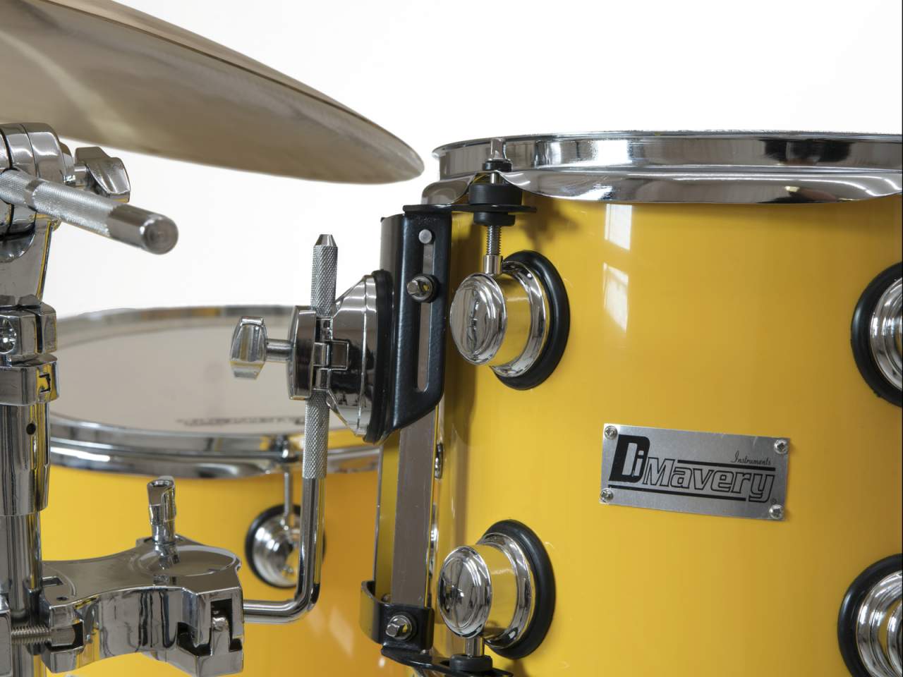 DIMAVERY DS-620 Schlagzeug-Set- gelb unter DIMAVERY