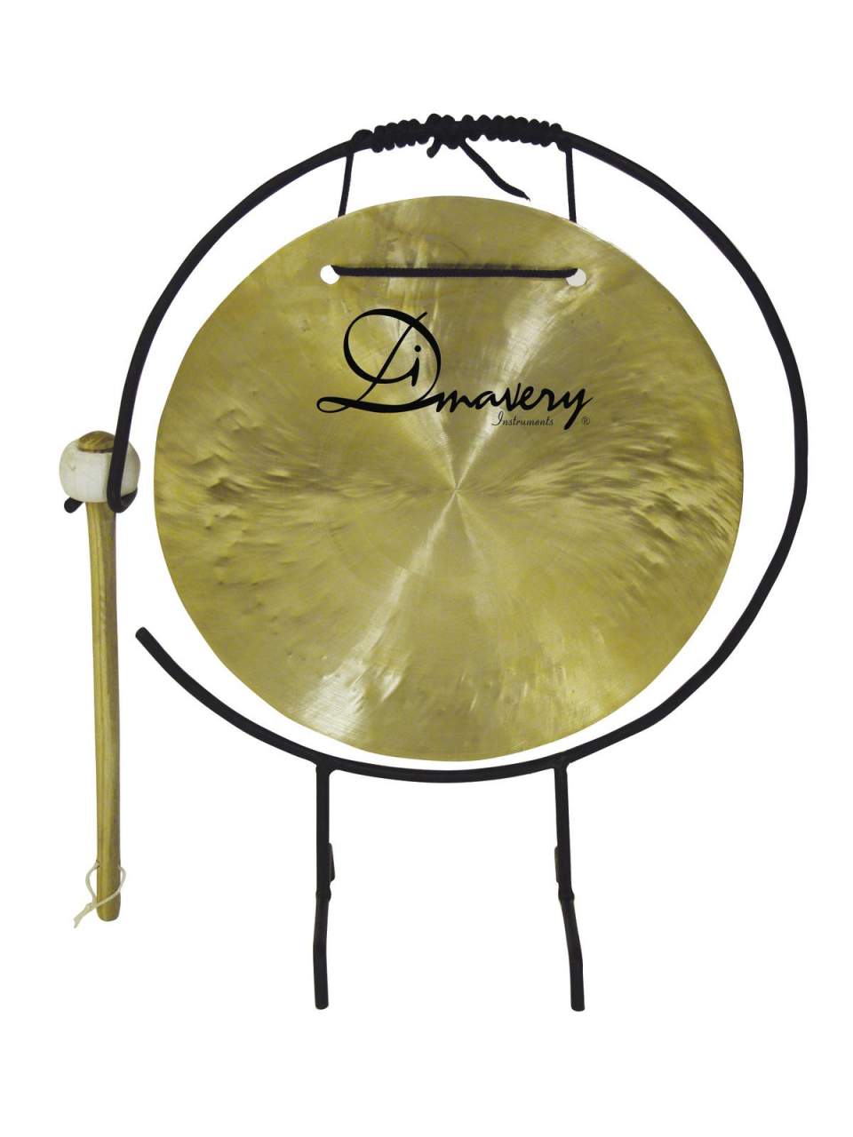 DIMAVERY Gong- 25cm mit Stnder-Klppel