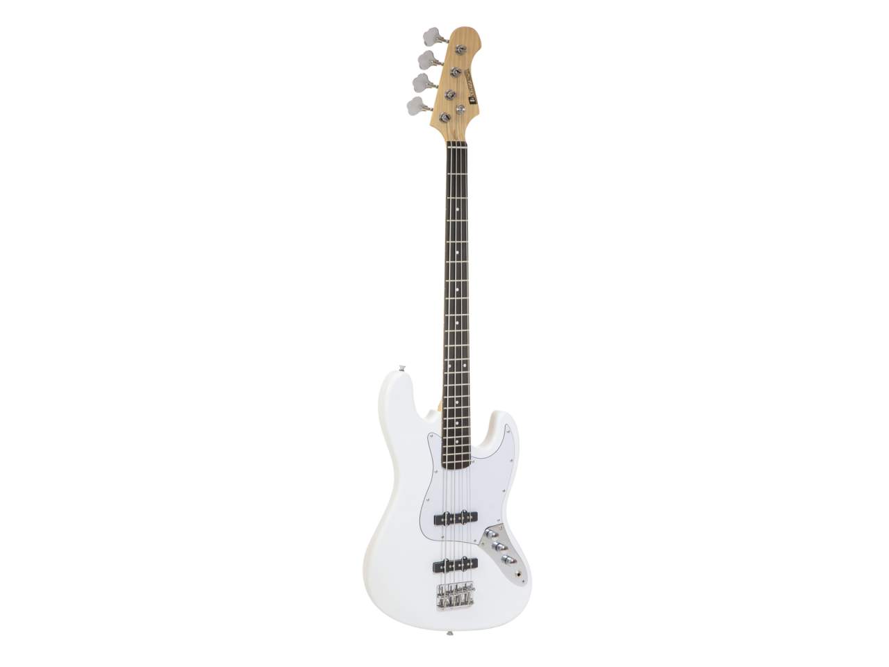 DIMAVERY JB-302 E-Bass- weiss