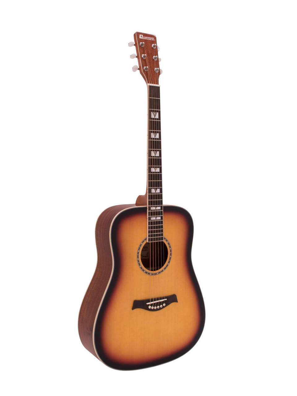 DIMAVERY STW-40 Westerngitarre- sunburst unter DIMAVERY