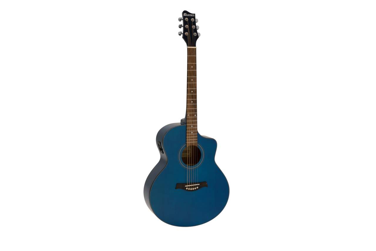 DIMAVERY STW-50 Westerngitarre- blau