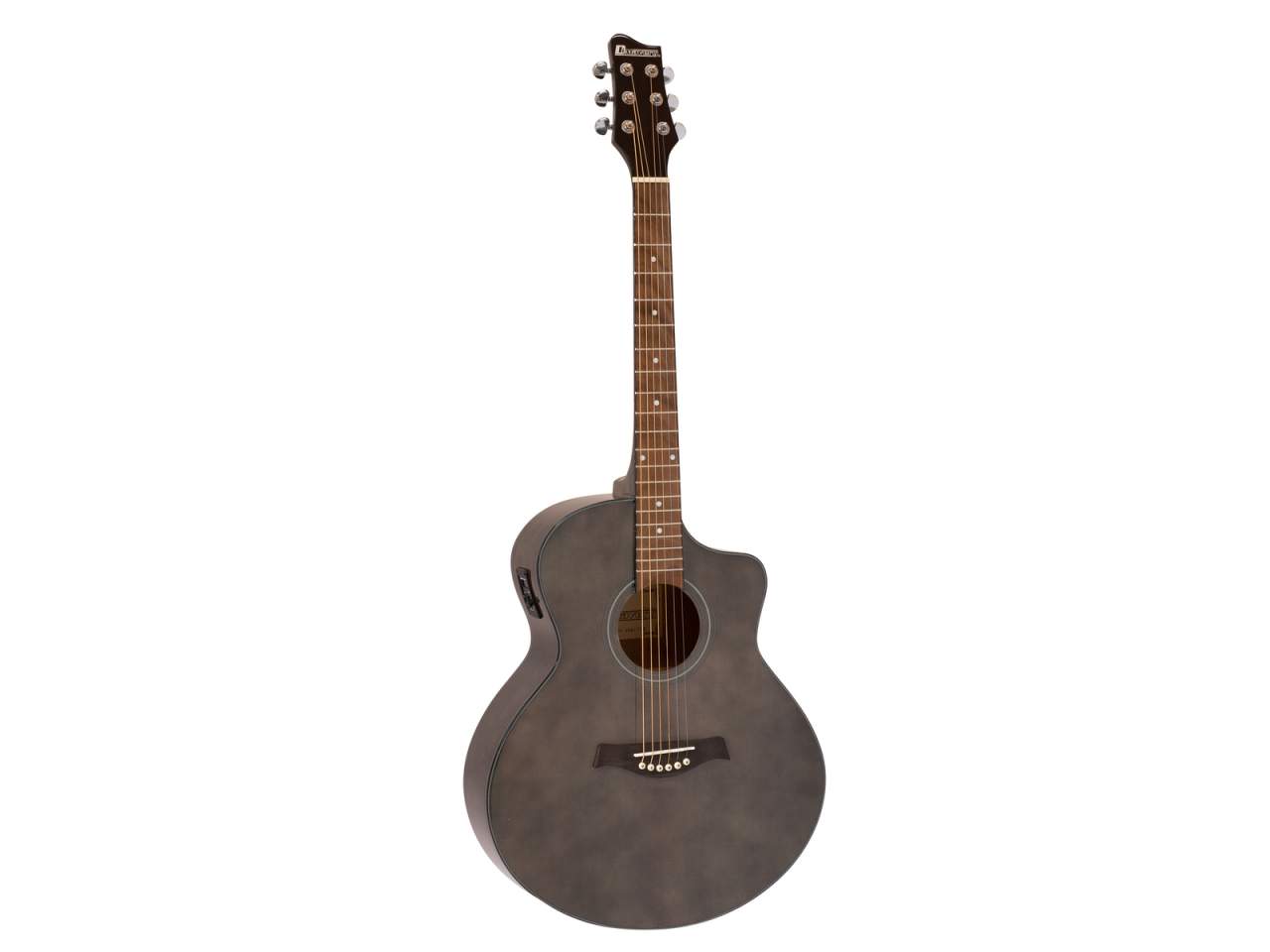 DIMAVERY STW-50 Westerngitarre- braun