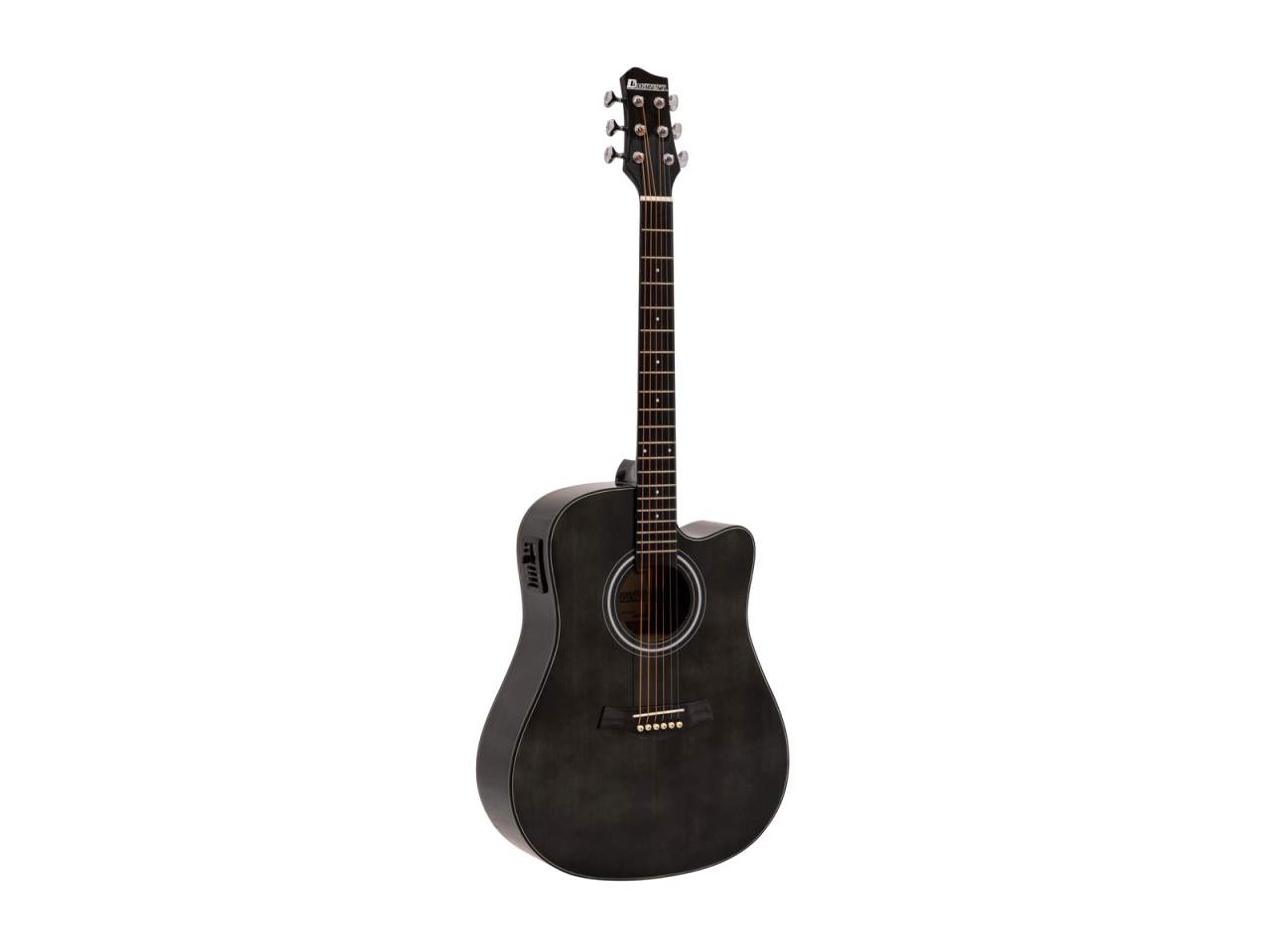 DIMAVERY STW-90 Westerngitarre- vintage black