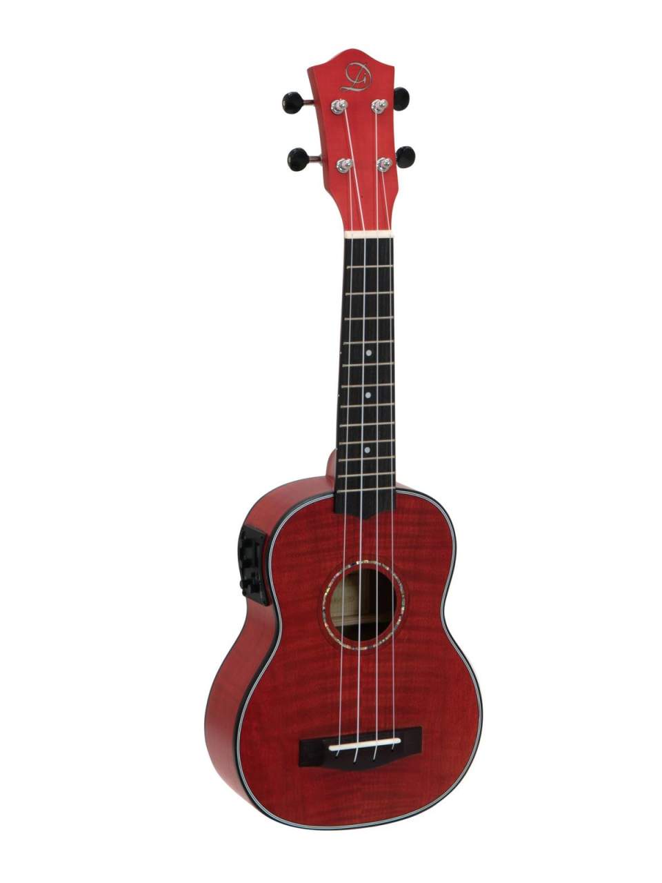 DIMAVERY UK-100 Sopran-Ukulele- flamed red