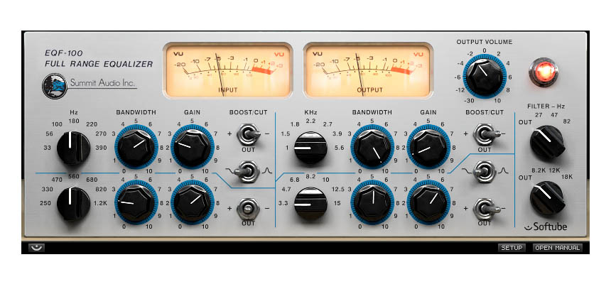 Effekt Plugin Softube Summit Audio EQF-100