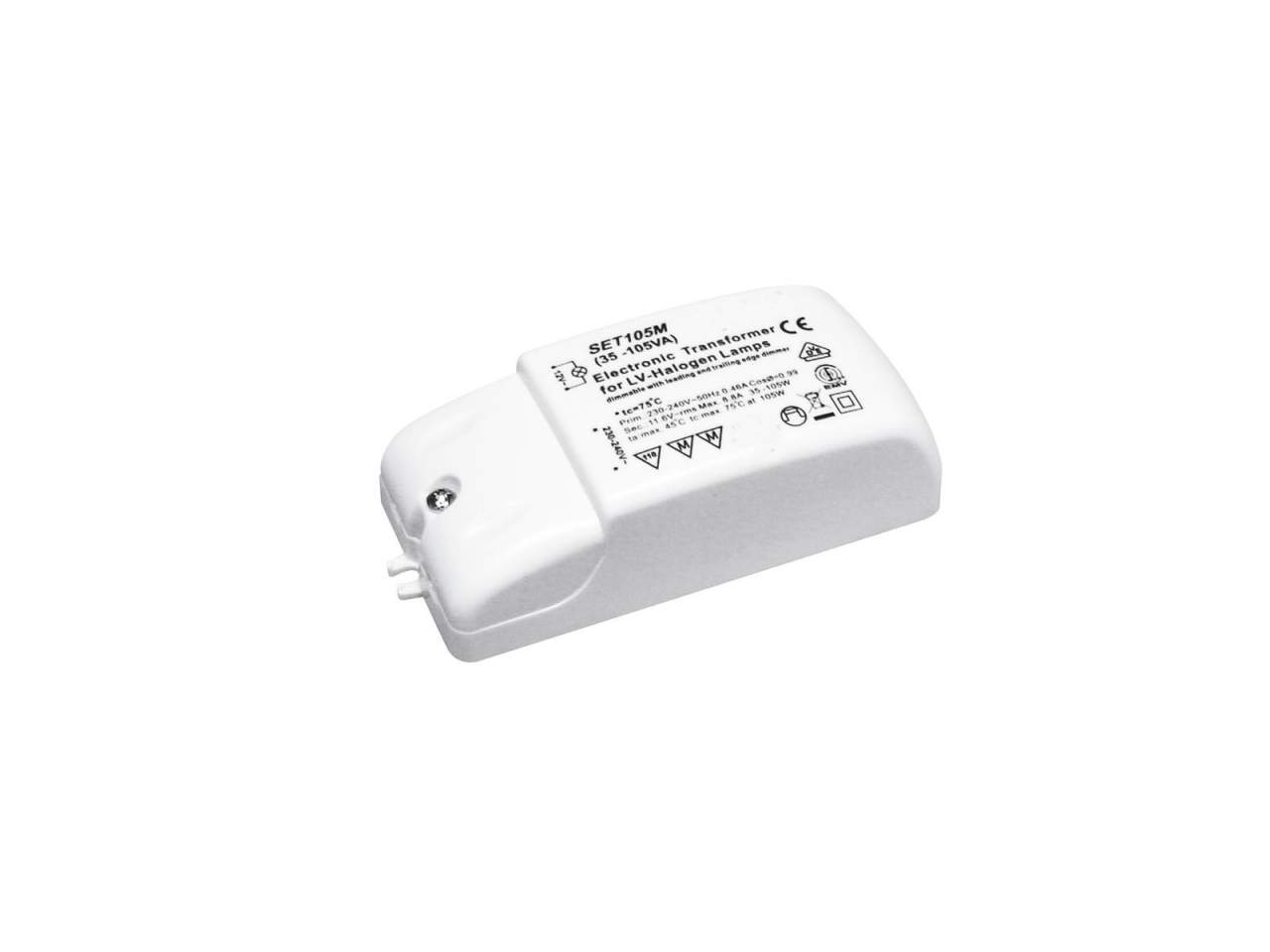 EUROLITE ETD-35105- 12V- 35-105VA- weiss Elektronischer Trafo dimmbar