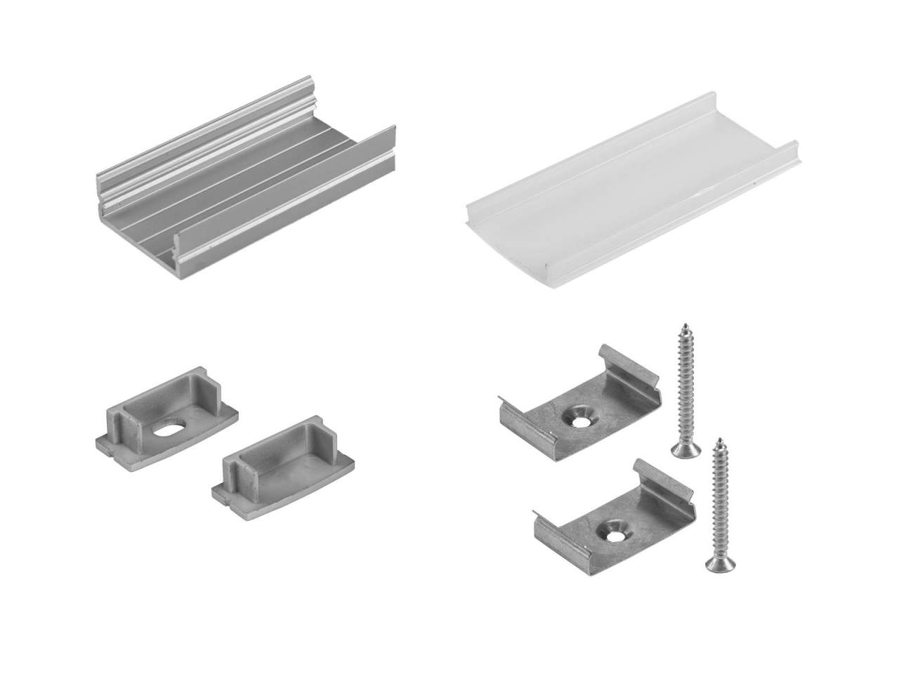 EUROLITE Montageset U-Profil 20mm fr LED Strip