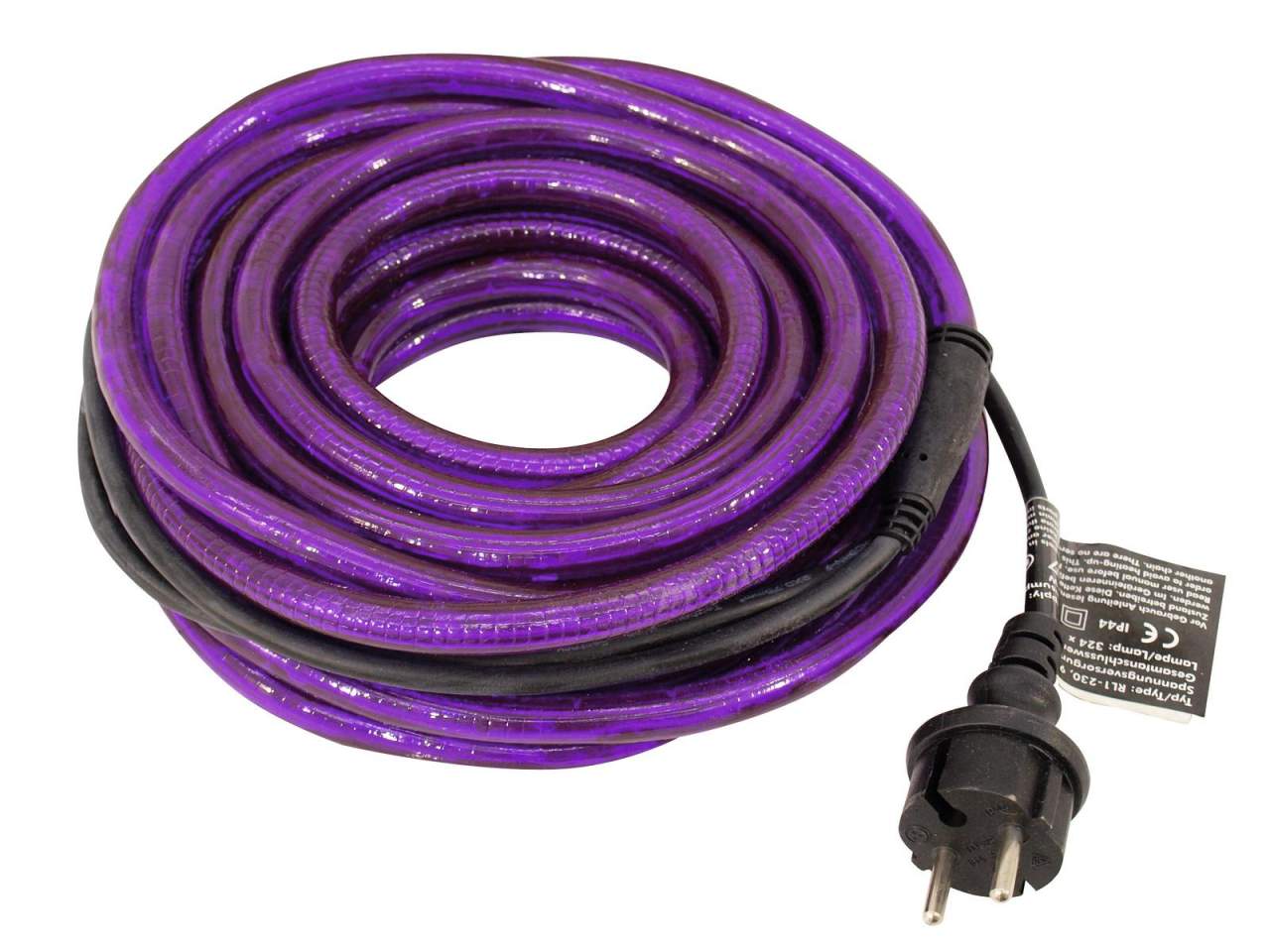 EUROLITE RUBBERLIGHT RL1-230V violett-pink 9m