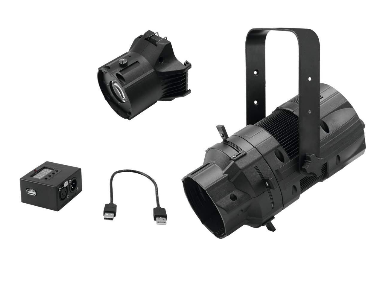 EUROLITE Set LED PFE-50 + Linsentubus 26- + DMX-Interface