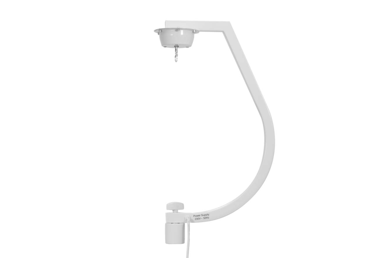 EUROLITE Stativhalterung mit Motor fr Spiegelkugeln bis zu 30cm ws