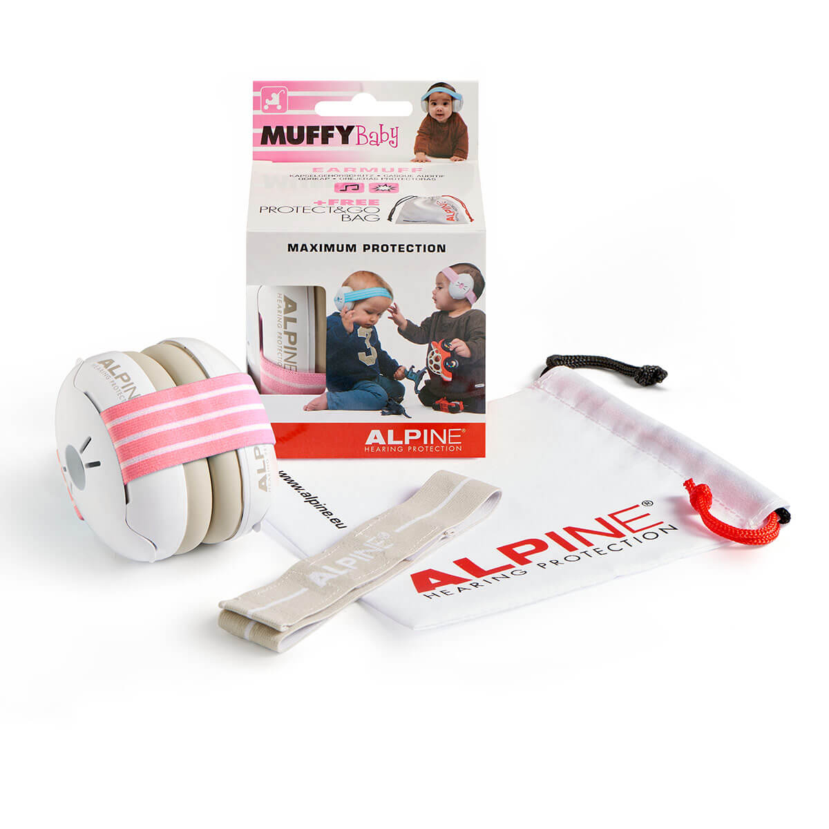 Gehörschutz Alpine Muffy Baby Pink