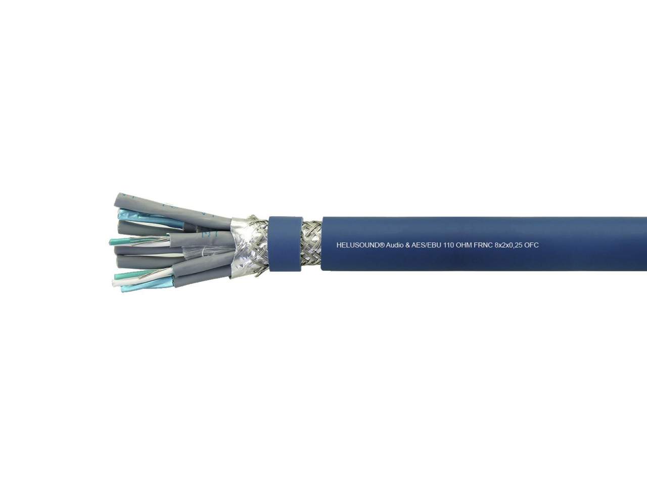 HELUKABEL Audiokabel 8x2x0-25 AES-EBU 100m