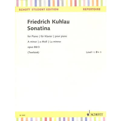 Kuhlau- Sonatine a-moll op 88-3 für Klavier