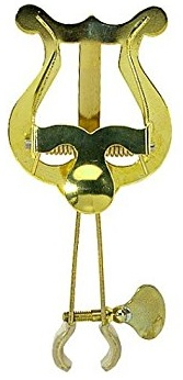 Notenhalter fr Trompete Riedl Mundrohr Lyra gross Messing
