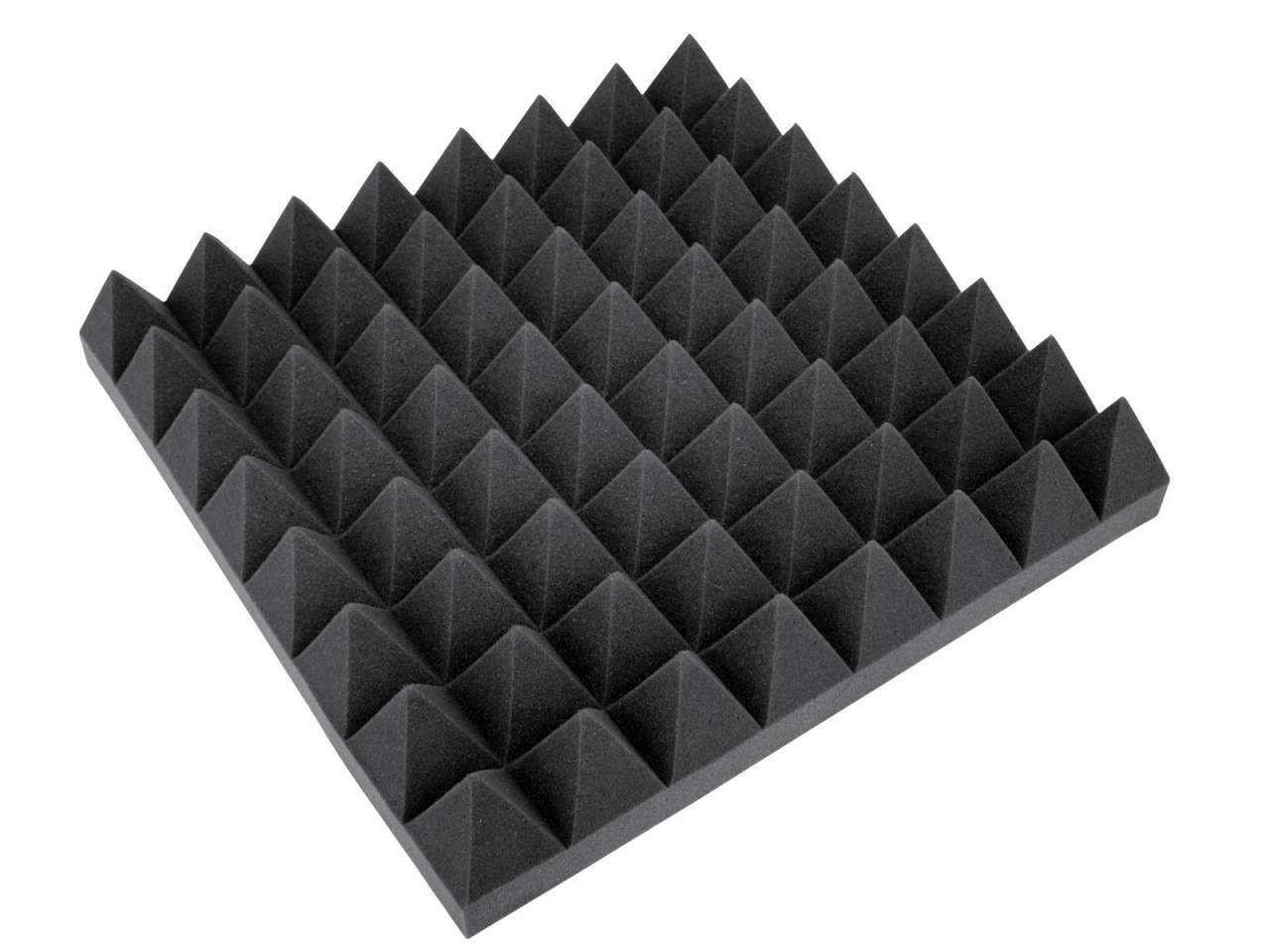 OMNITRONIC Akustikschaumstoff Pyramide 100mm- 50x50cm