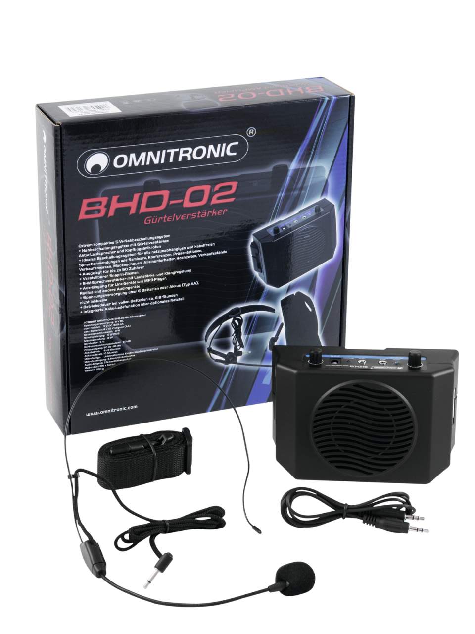 OMNITRONIC BHD-02 Grtelverstrker