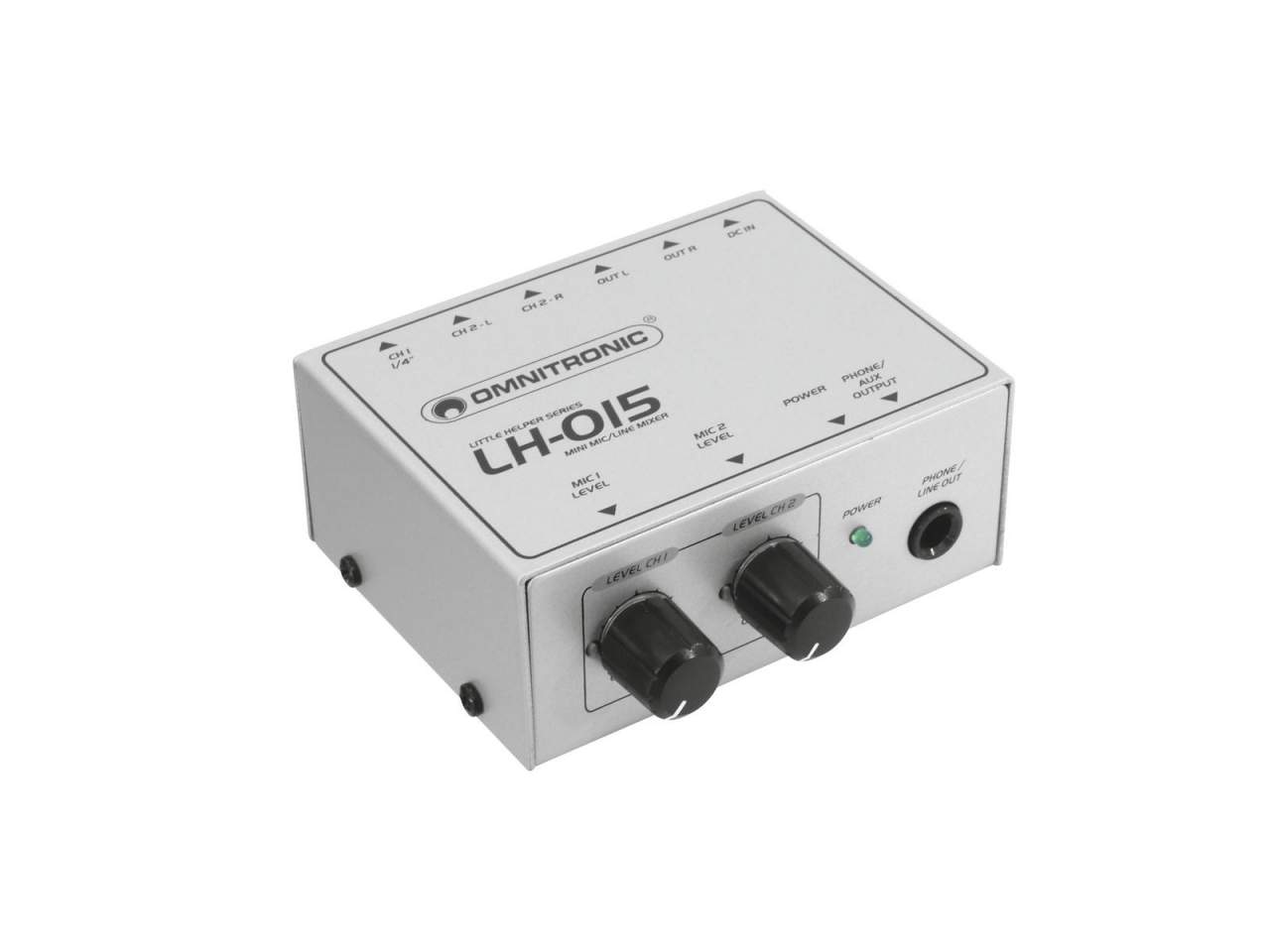 OMNITRONIC LH-015 2-Kanal Mic-Line-Mixer unter OMNITRONIC