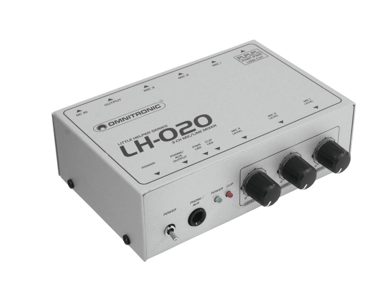 OMNITRONIC LH-020 3-Kanal-Mikrofonmixer unter OMNITRONIC