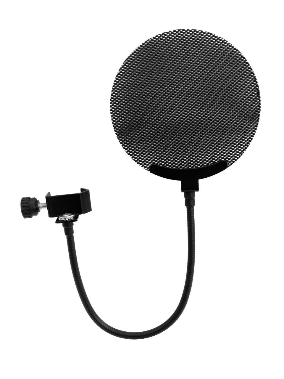 OMNITRONIC Mikrofon-Popfilter- Metall schwarz