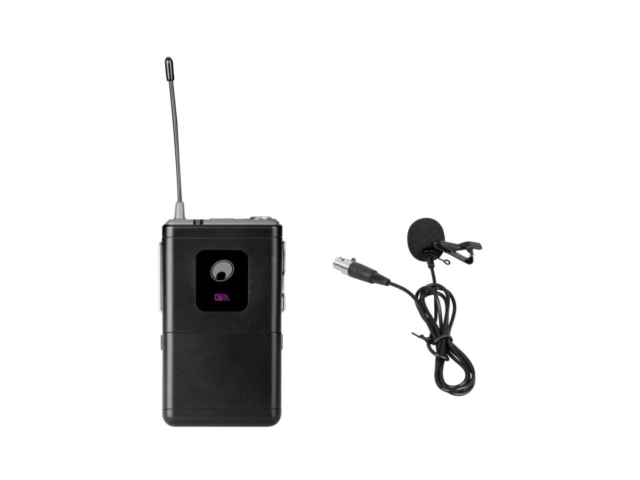 OMNITRONIC UHF-E Serie Taschensender 531-9MHz + Lavaliermikrofon