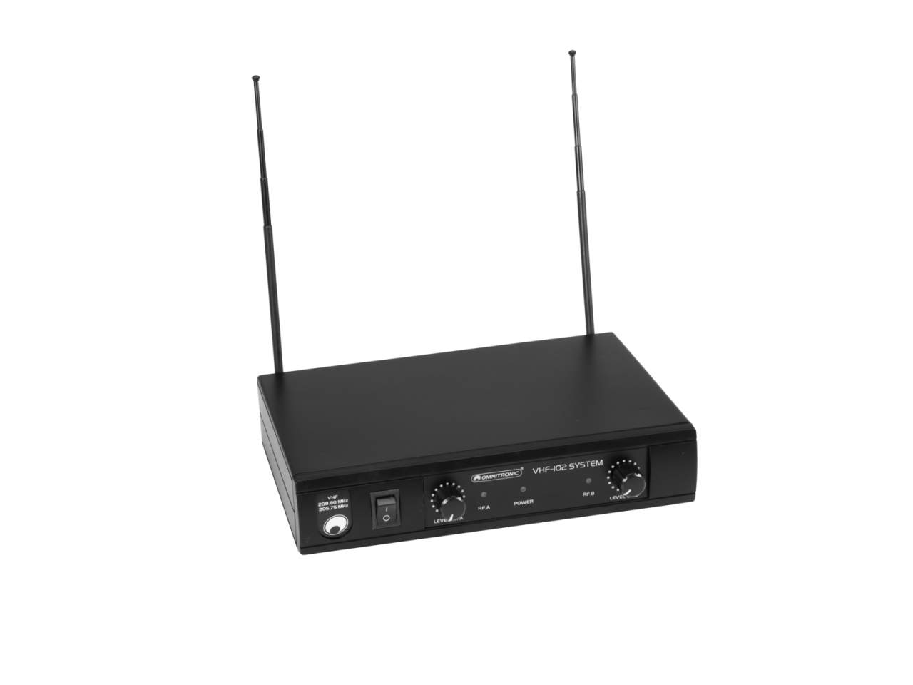 OMNITRONIC VHF-102 Funkmikrofon-System 212-35-200-10MHz