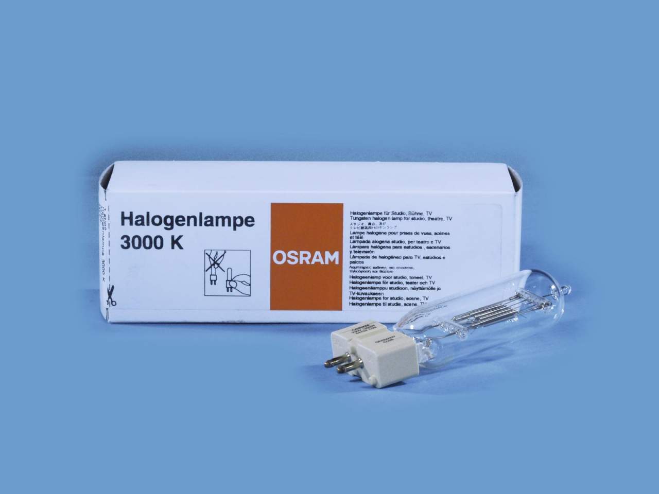 OSRAM 64752 240V-1200W GX-9-5 480h 3000K