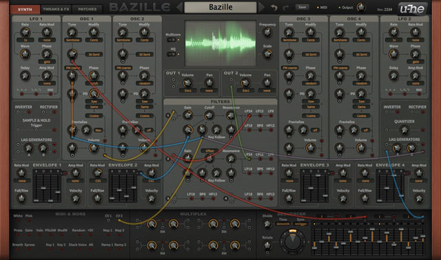 Plugin Instrument U-HE Bazille