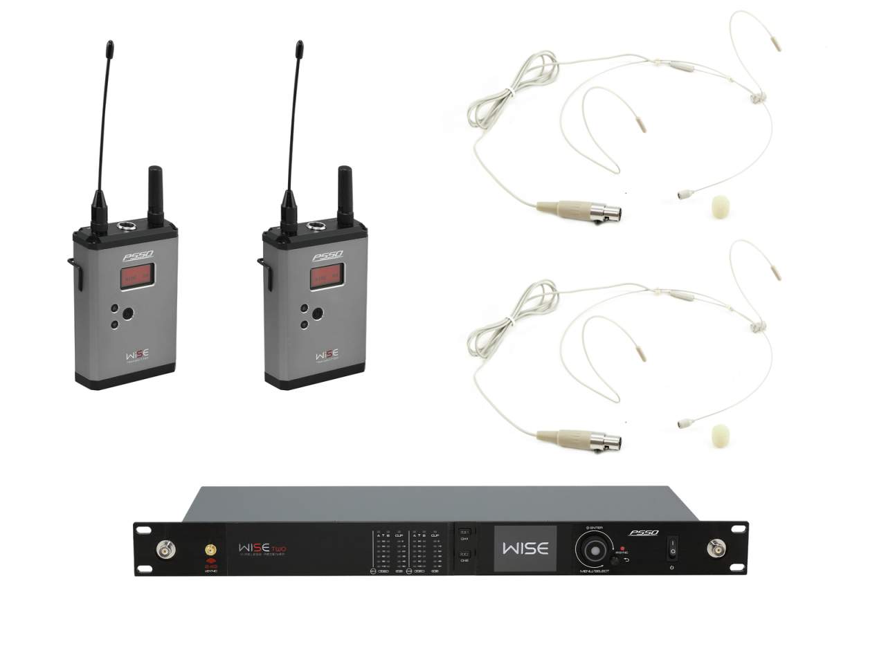 PSSO Set WISE TWO + 2x BP + 2x Headset 638-668MHz unter PSSO
