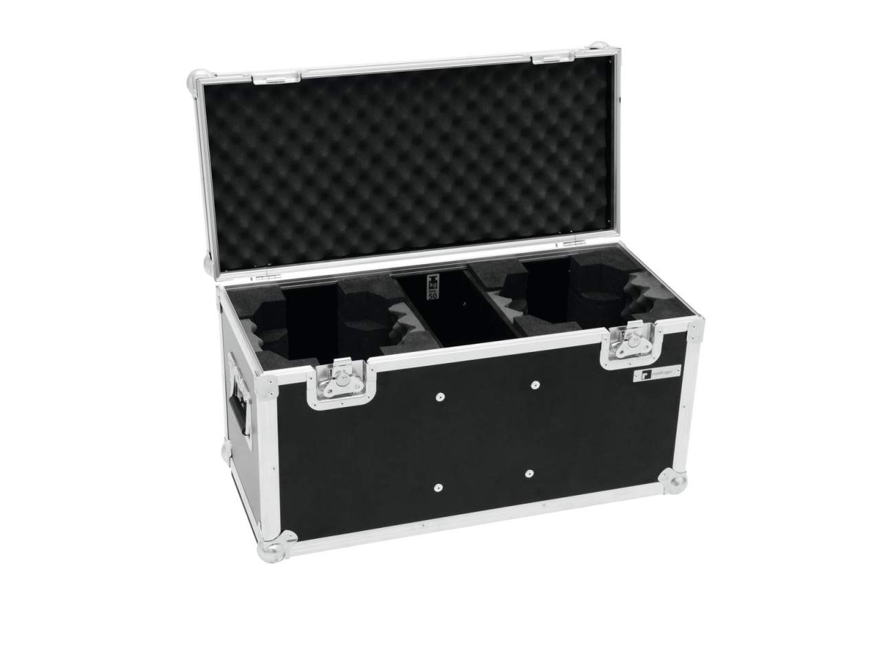 ROADINGER Flightcase 2x TMH FE-600 unter ROADINGER