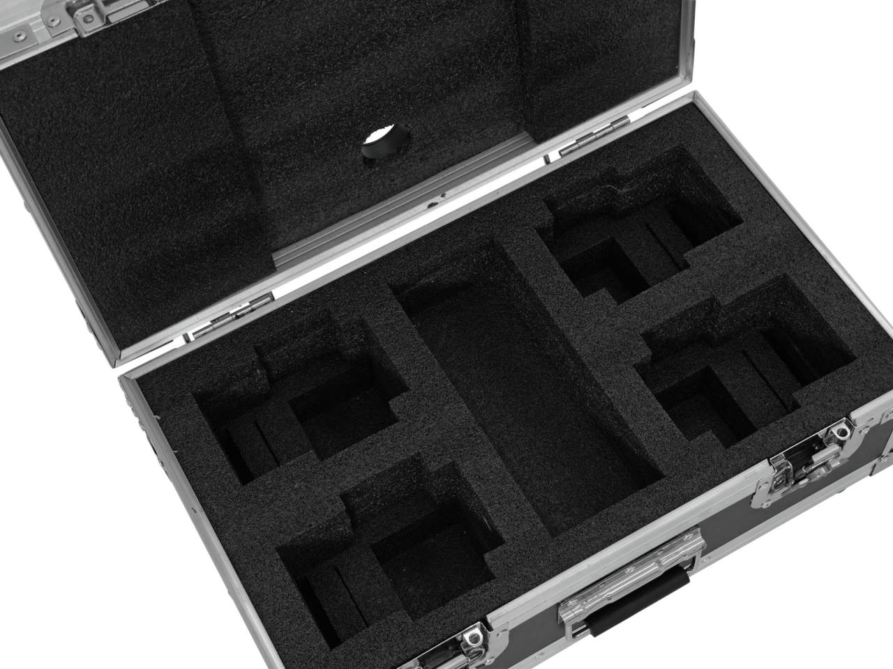 ROADINGER Flightcase 4x AKKU Dot 1 RGB-WW QuickDMX unter ROADINGER