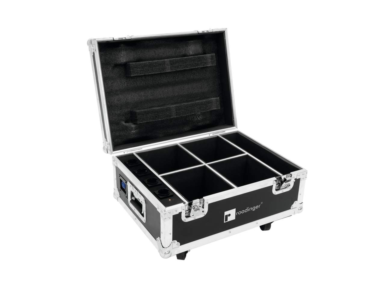 ROADINGER Flightcase 4x AKKU UP-4 QuickDMX mit Ladefunktion unter ROADINGER