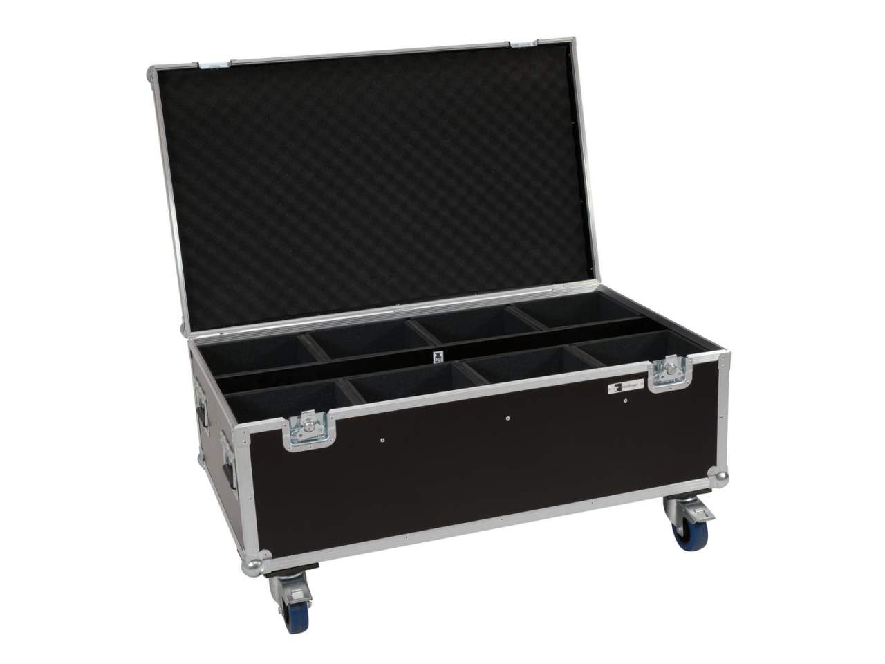 ROADINGER Flightcase 8x LED IP PAR 7x8W QCL-7x9W SCL mit Rollen