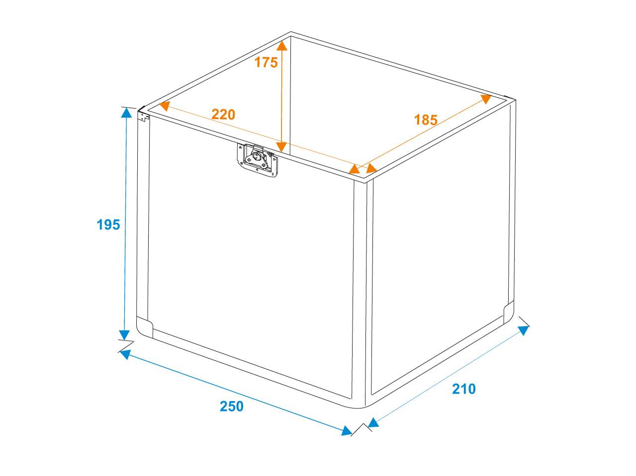 ROADINGER Platten-Case SI-1