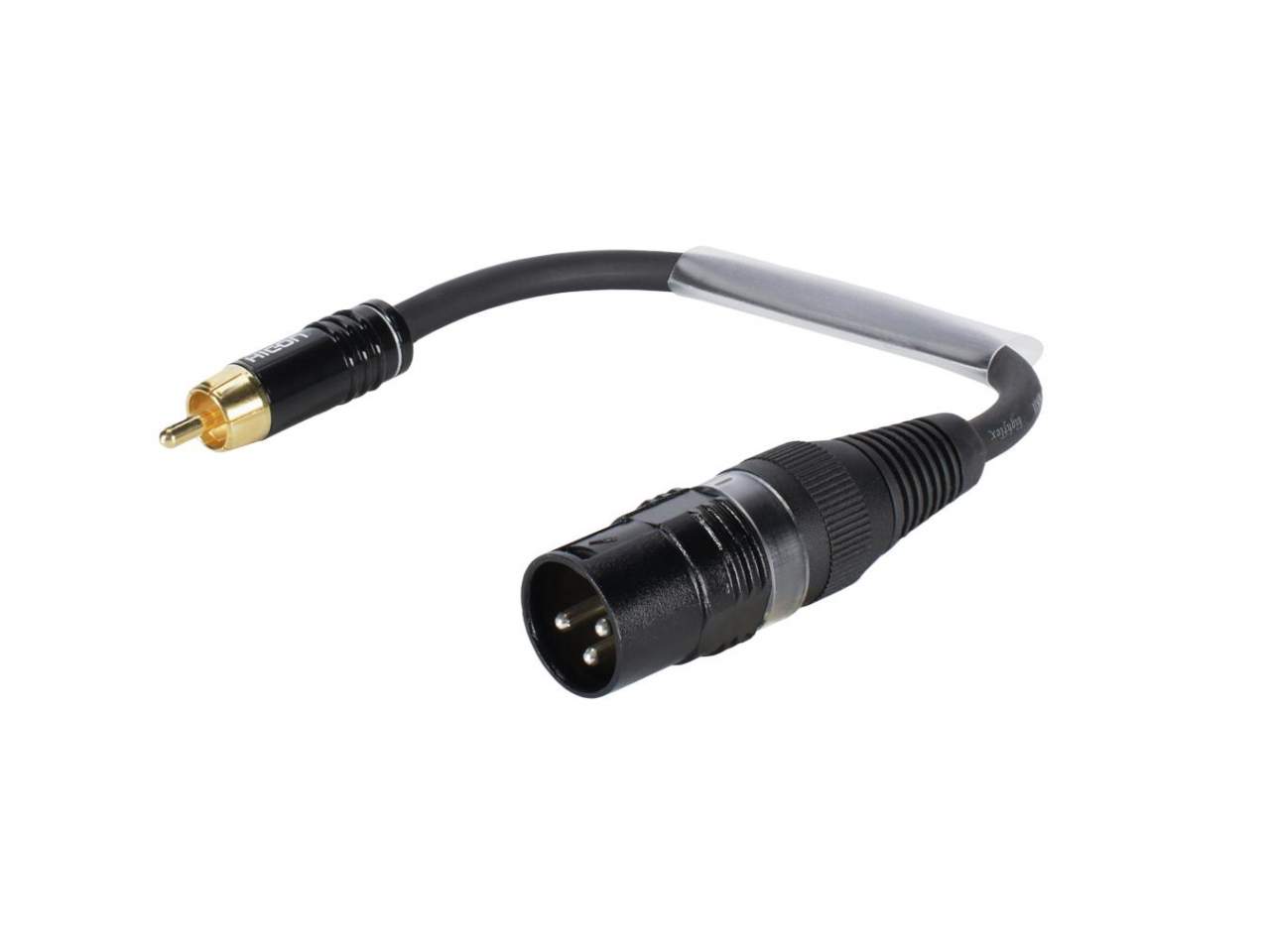 SOMMER CABLE Adapterkabel XLR(M)-Cinch(M) 0-15m sw