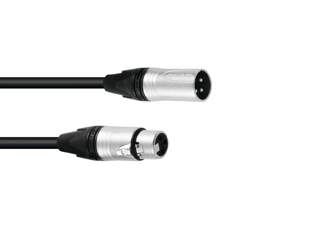 SOMMER CABLE DMX Kabel XLR 3pol 1-5m sw Neutrik unter SOMMER