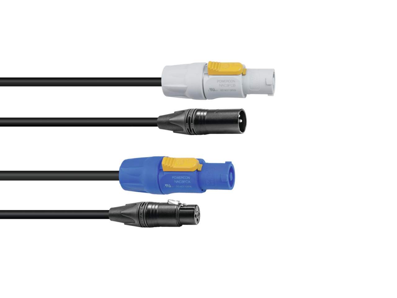 SOMMER CABLE Kombikabel DMX PowerCon-XLR 5m unter SOMMER