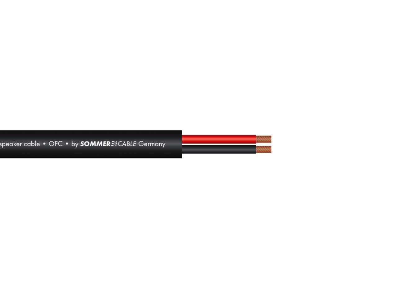 SOMMER CABLE Lautsprecherkabel 2x2-5 100m sw FRNC