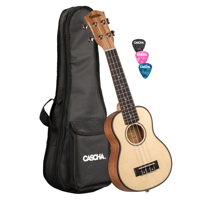 Sopran Ukulele Cascha Solid Spruce